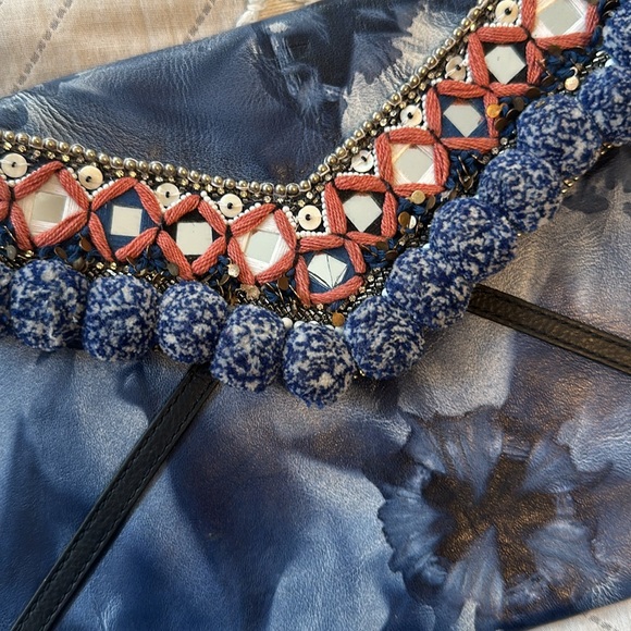 NWOT Rebecca Minkoff Leather Envelope Clutch - Picture 2 of 9